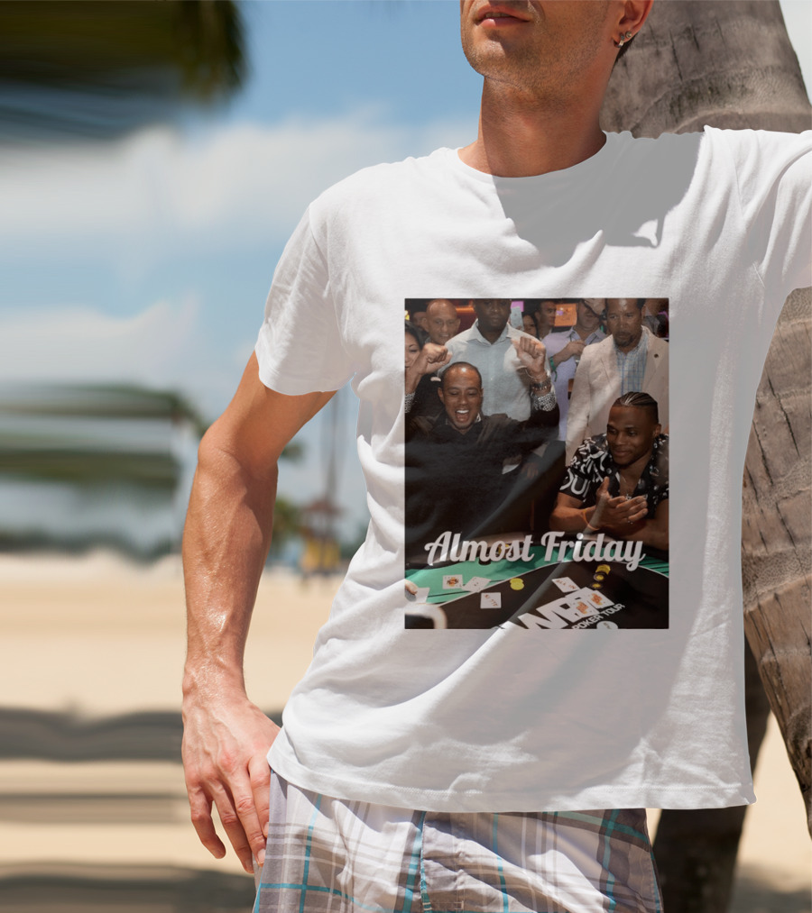 Tiger Woods World Poker Tour Almost Friday Celebration T-Shirt