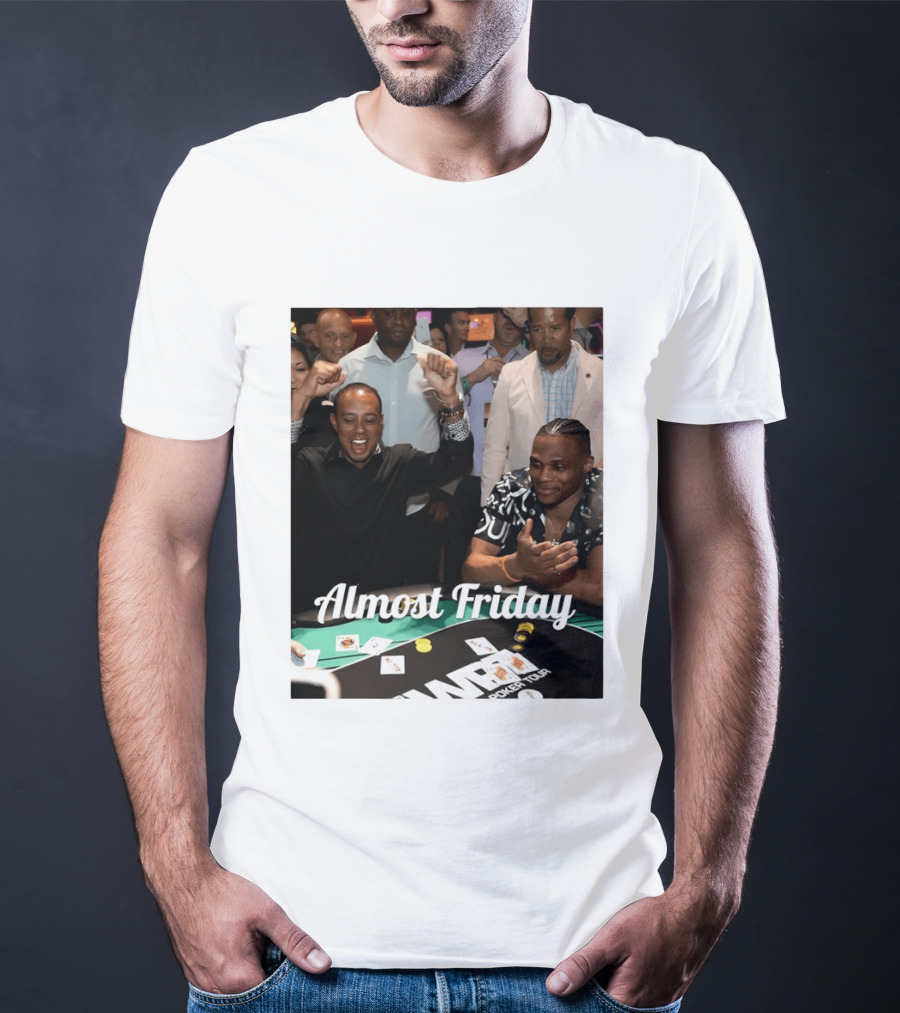 Tiger Woods World Poker Tour Almost Friday Celebration T-Shirt