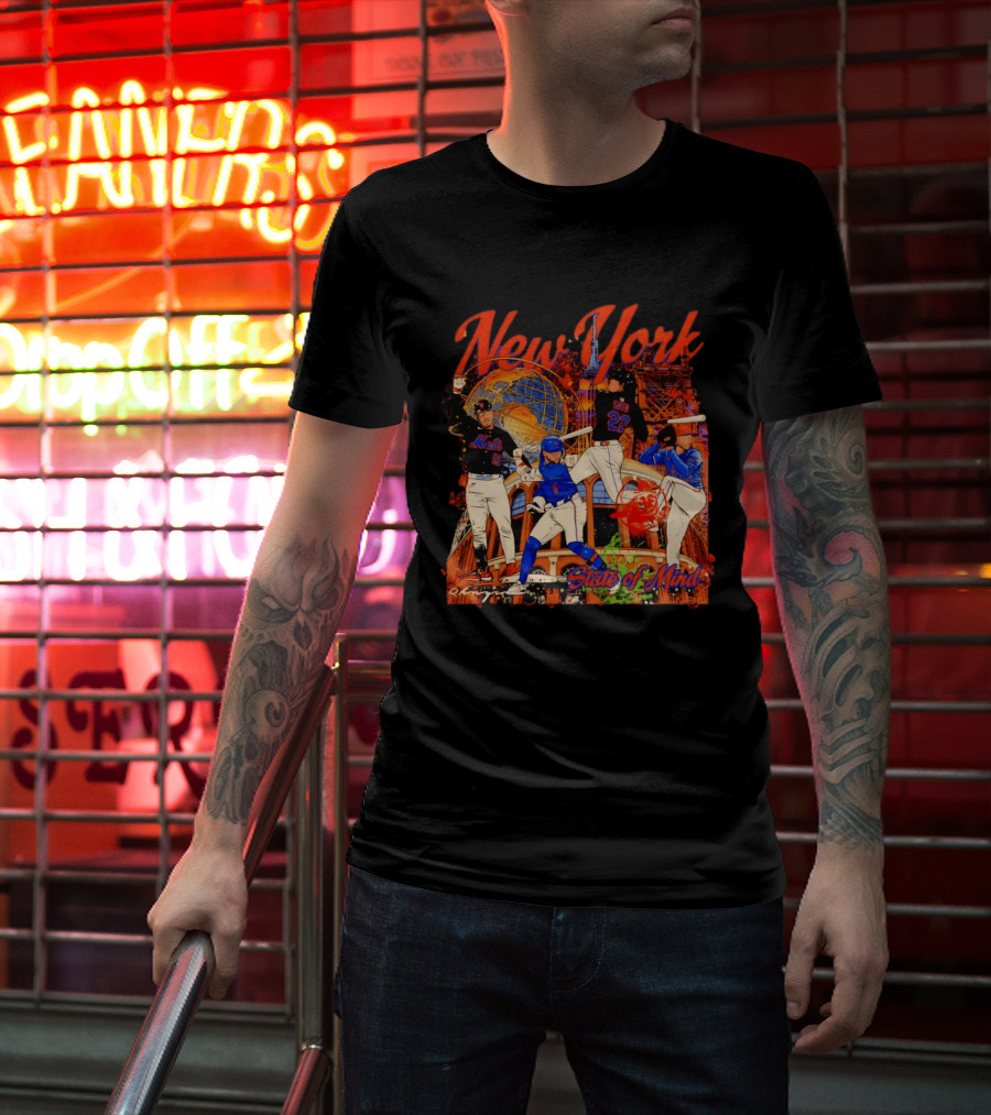 New York Mets Francisco Lindor Pete Alonso 16 12 State Of Mind T-Shirt