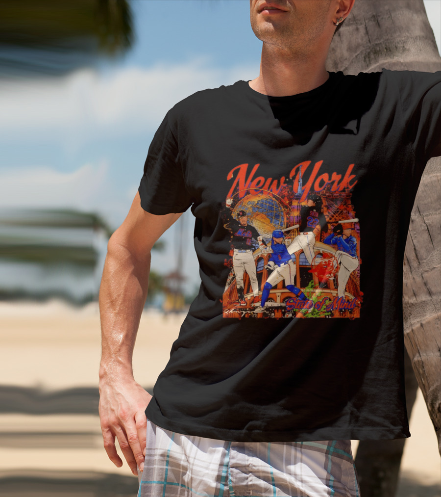 New York Mets Francisco Lindor Pete Alonso 16 12 State Of Mind T-Shirt