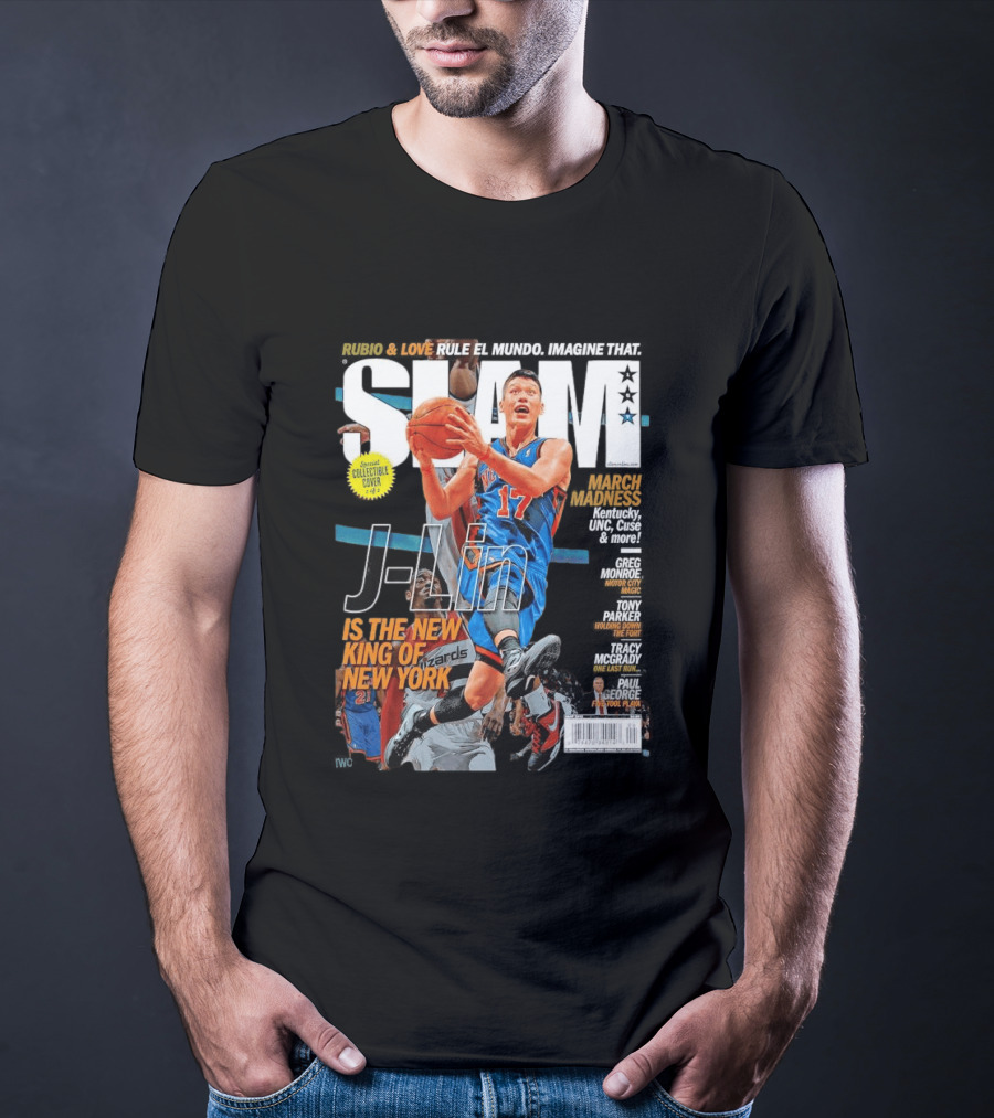 SLAM J Lin Is The New King Of New York Special Collectible Cover T-Shirt