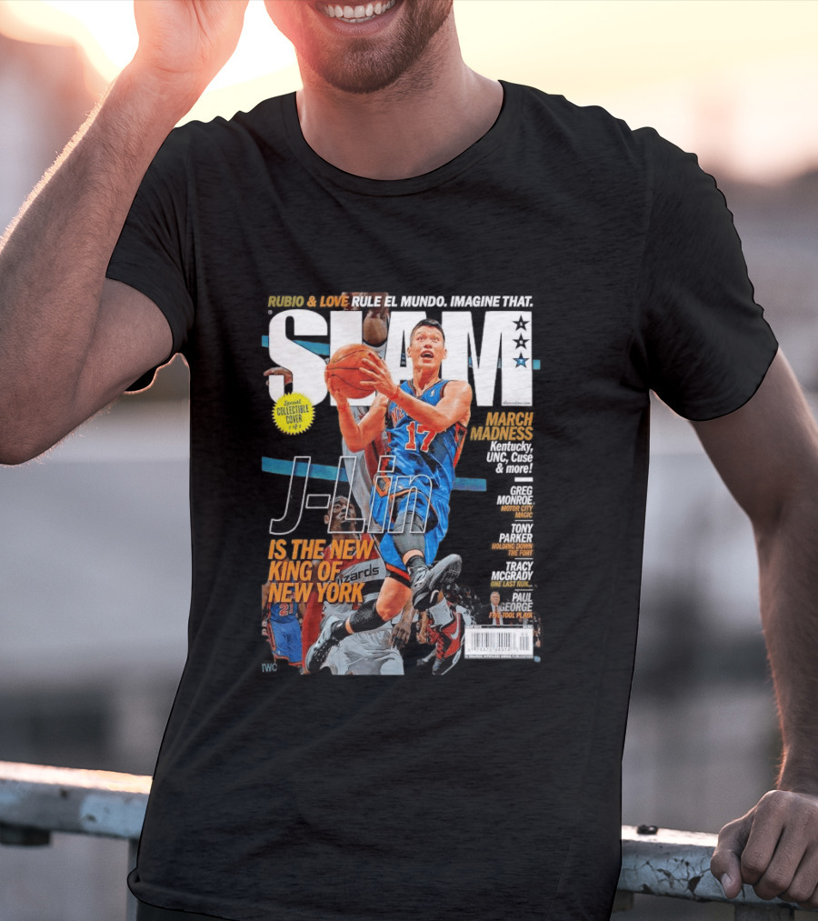 SLAM J Lin Is The New King Of New York Special Collectible Cover T-Shirt