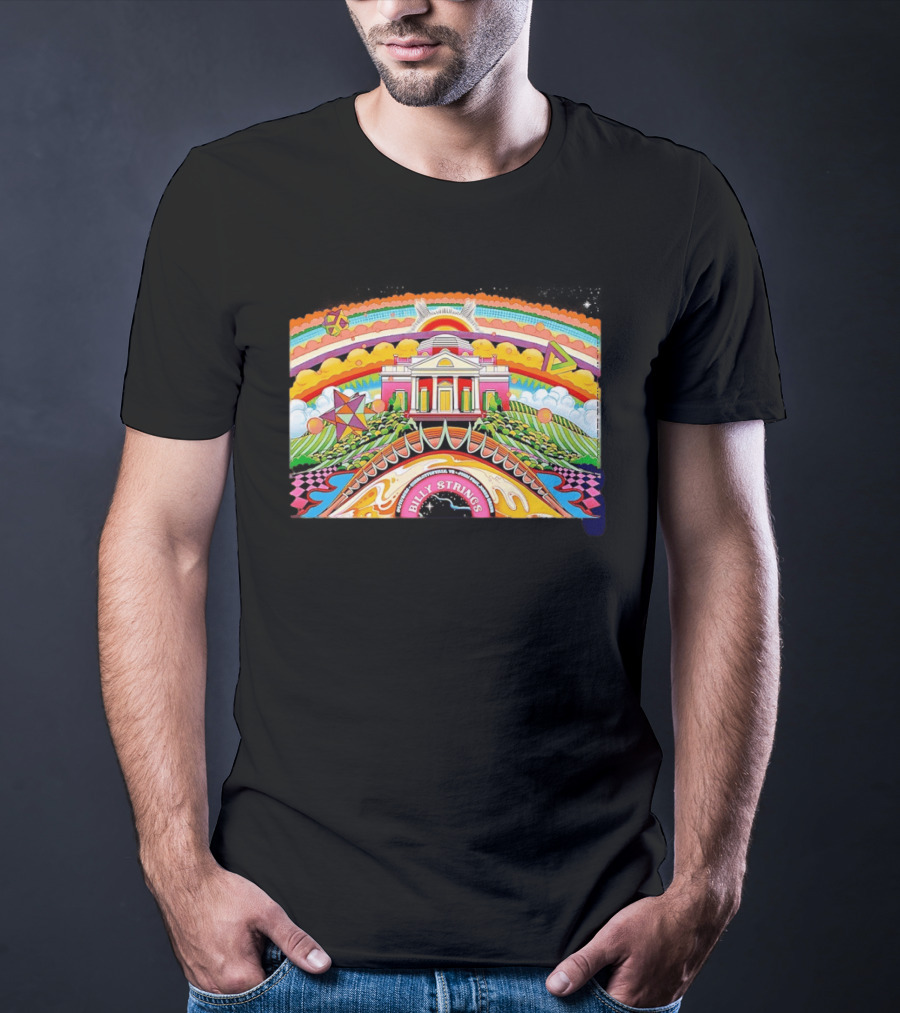 Billy Strings Charlottesville Virginia 2026 Night 1 Gig John Paul Jones Colorful Psychedelic T-Shirt