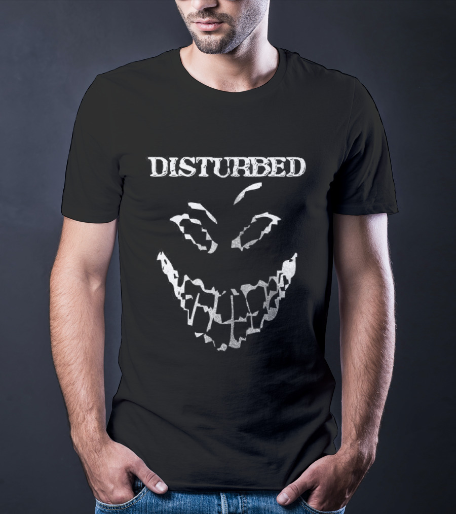 Disturbed Indestructible Grinning Face No 1 Blend T-Shirt
