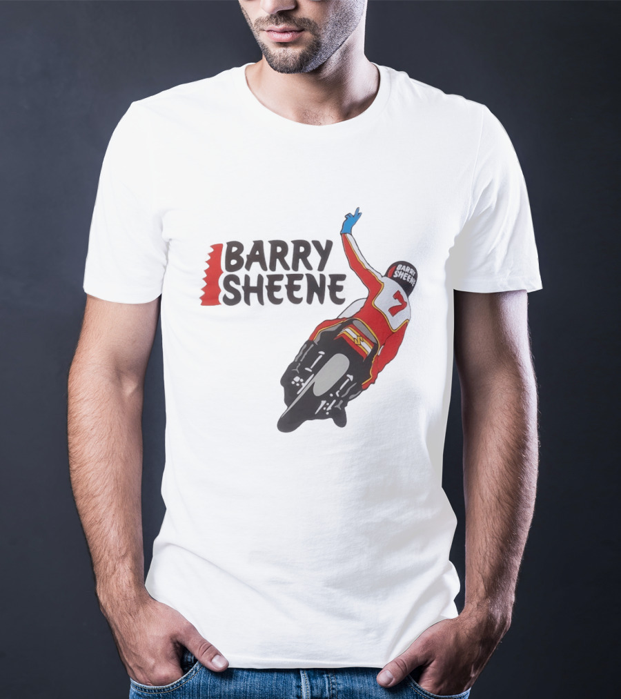 Barry Sheene Racing Number 7 Vintage Motorcycle Racer T-Shirt