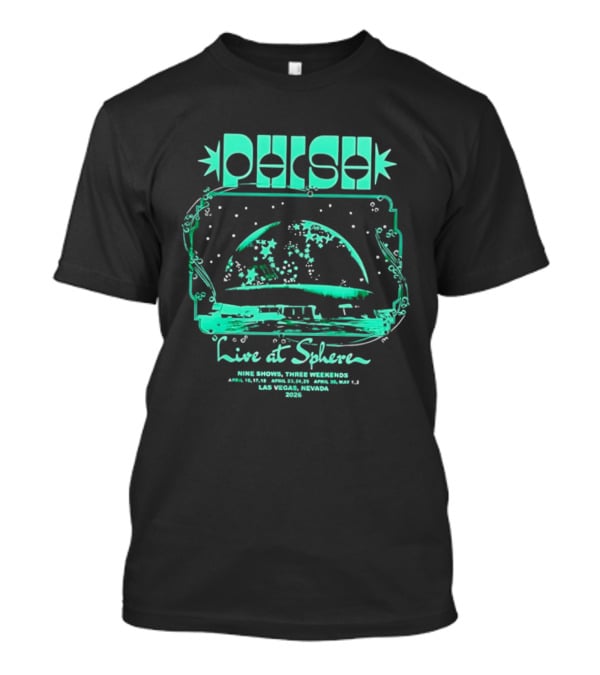 Phish Summer Tour 2026 Live At Sphere Las Vegas Special Edition T-Shirt
