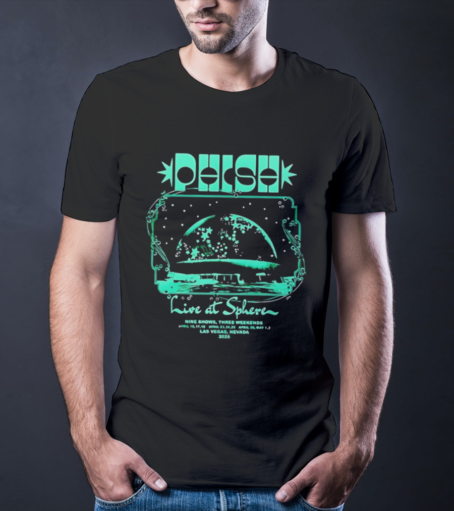 Phish Summer Tour 2026 Live At Sphere Las Vegas Special Edition T-Shirt