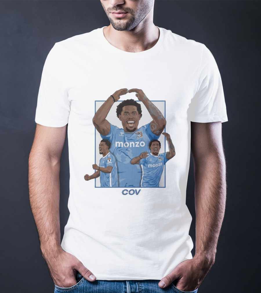 Milan Van Ewijk Coventry City FC Monzo We Are Back Premier League T-Shirt