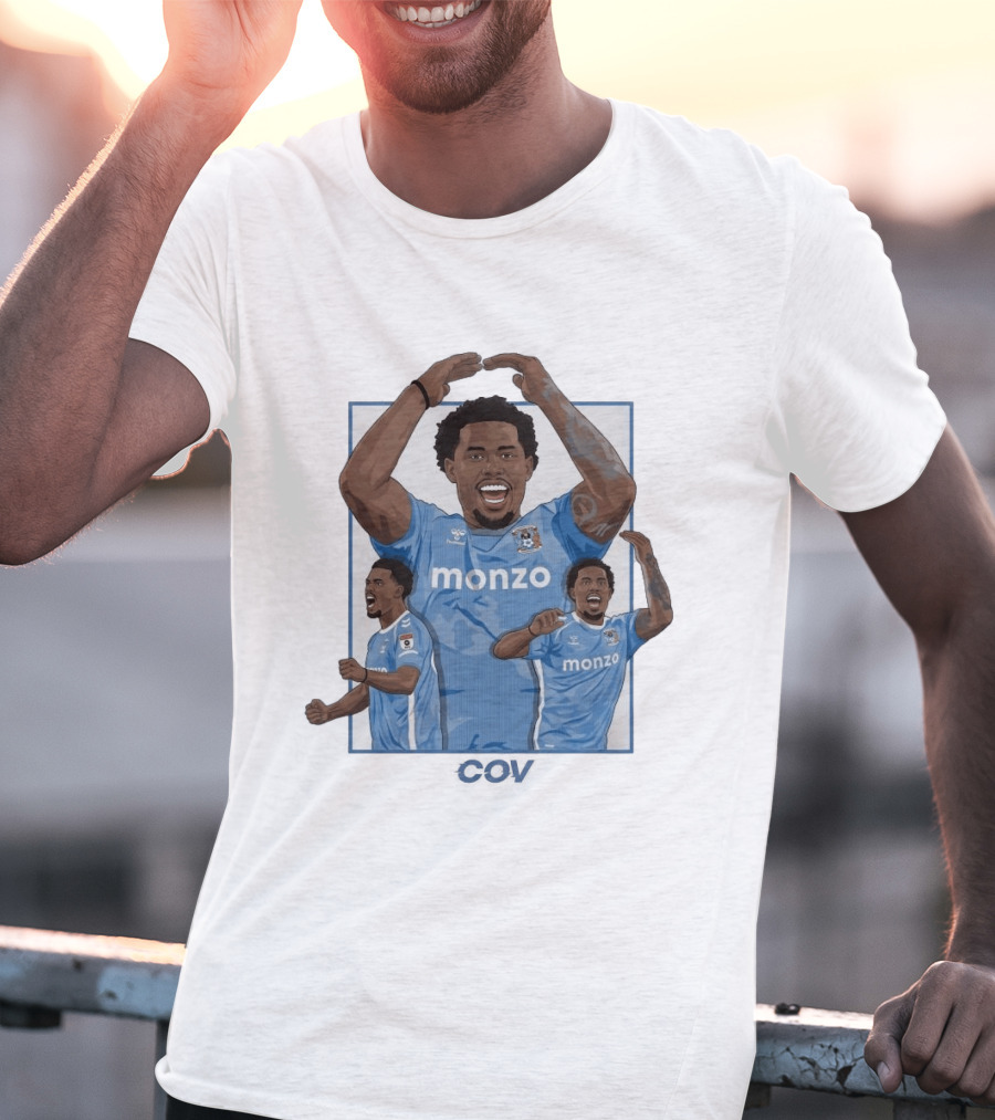 Milan Van Ewijk Coventry City FC Monzo We Are Back Premier League T-Shirt