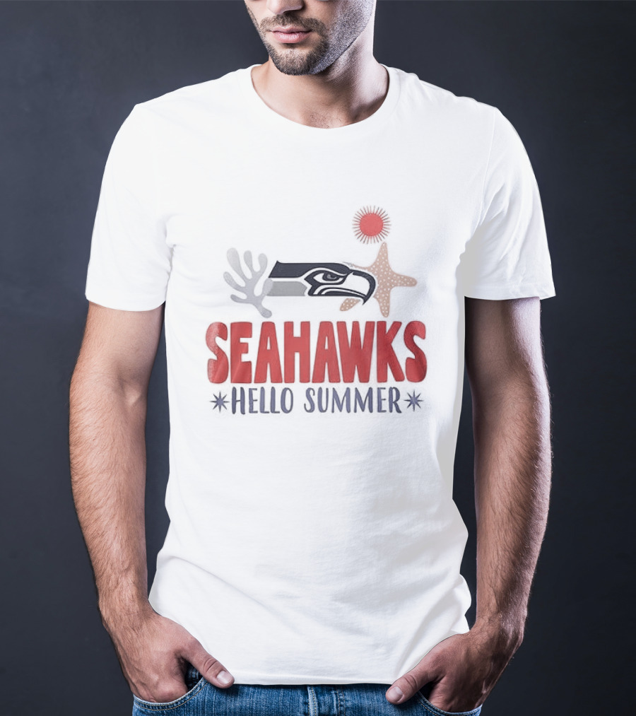 Seahawks Hello Summer School Is Out Scream And Shout T-Shirt