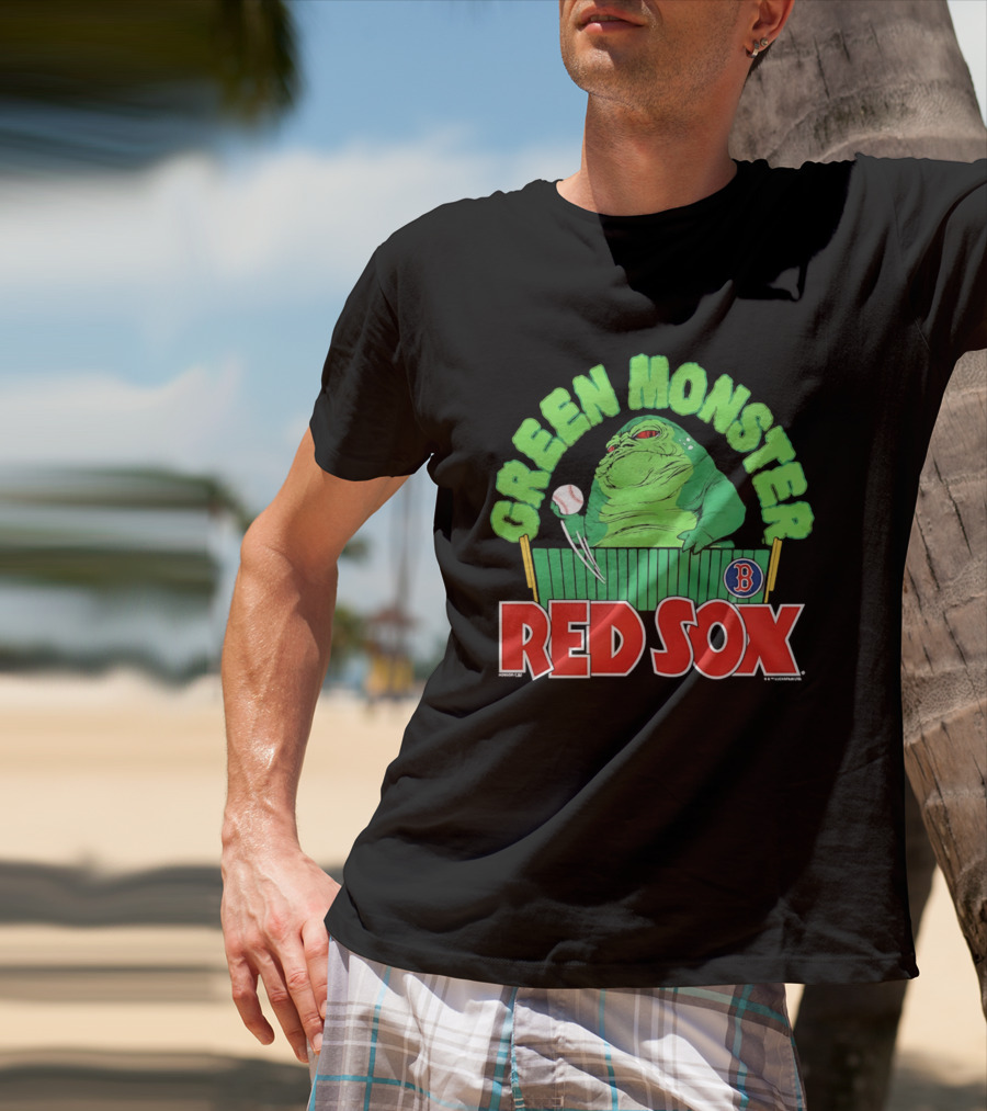 Boston Red Sox Green Monster Star Wars Hutt Baseball T-Shirt