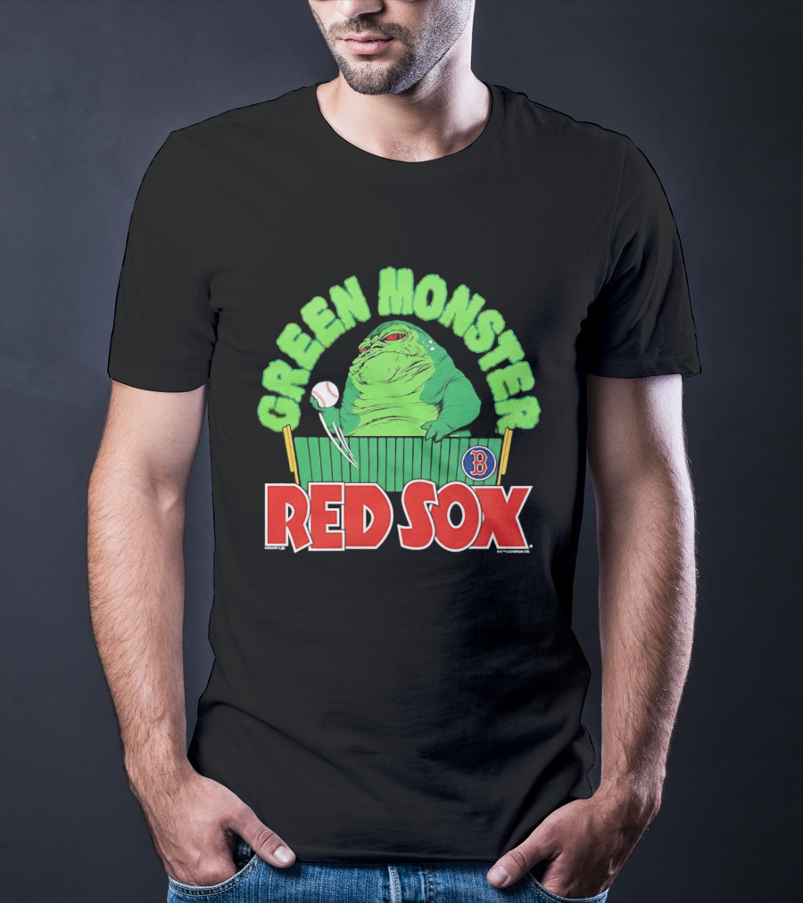 Boston Red Sox Green Monster Star Wars Hutt Baseball T-Shirt