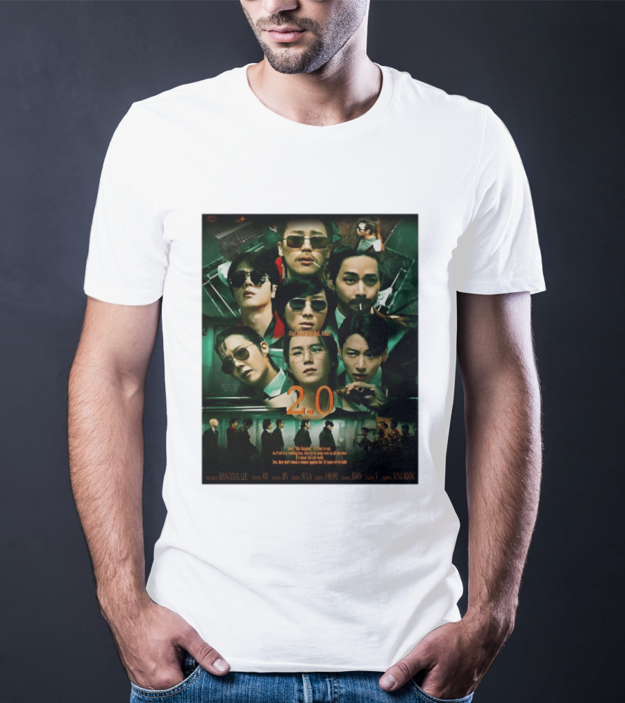 BTS 2.0 Arirang Tour 2026 Group RM Jin Suga J Hope Jimin V Jung Kook Hangseok Lee Jung Kook T-Shirt