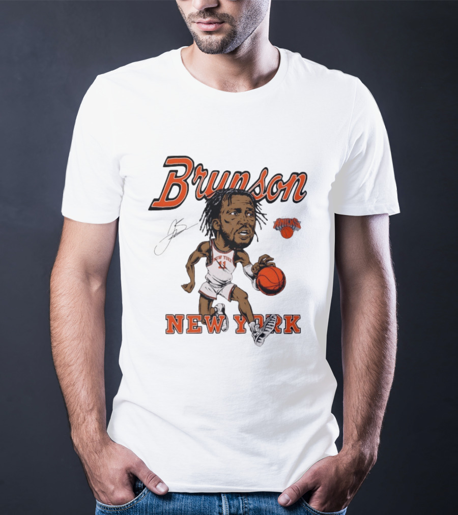 Brunson New York Knicks Basketball Player Tri Blend T-Shirt