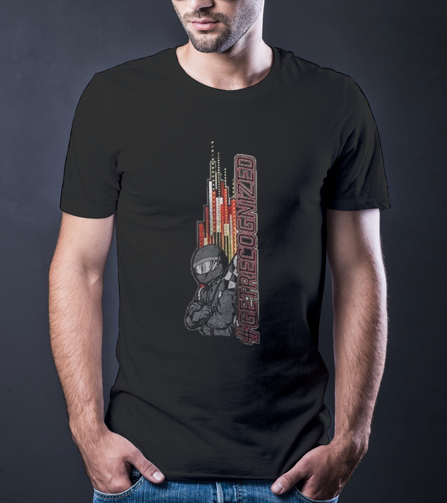 My Race Pass Racing Driver #GetRecognized Checkered Flag T-Shirt