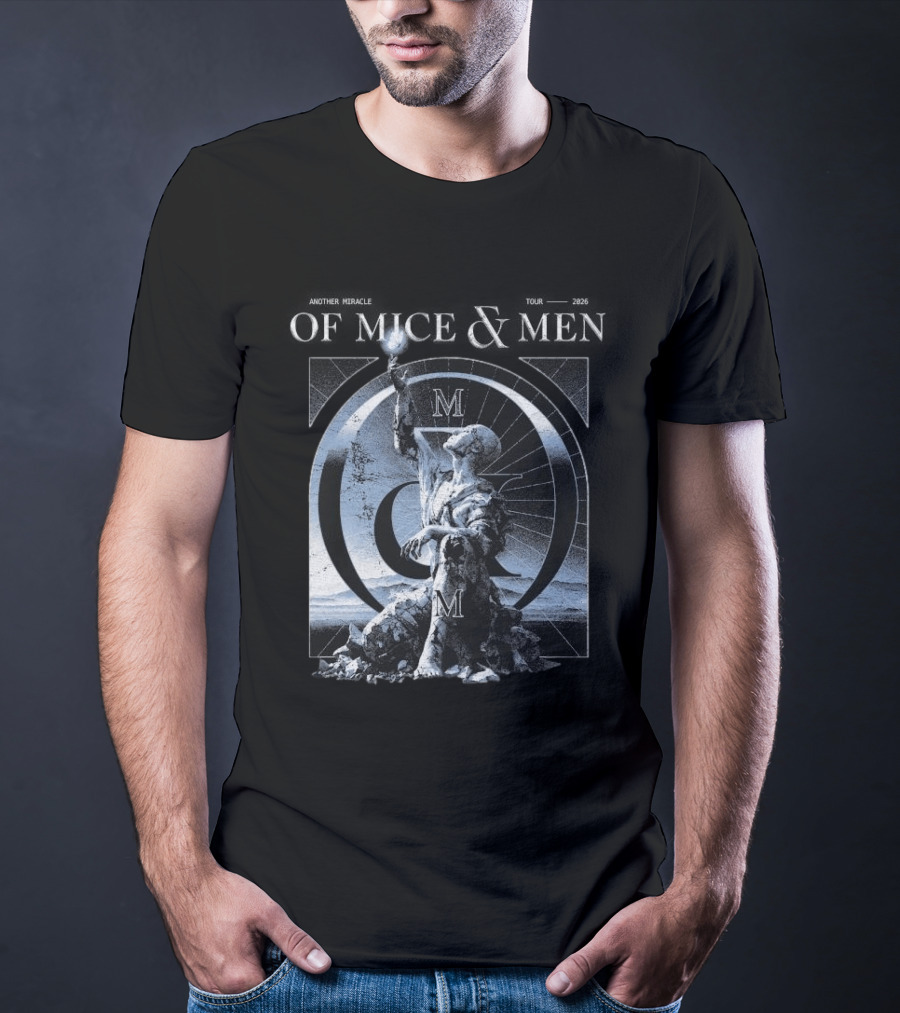 Of Mice & Men Another Miracle Tour 2026 Australia Dates And Locations T-Shirt