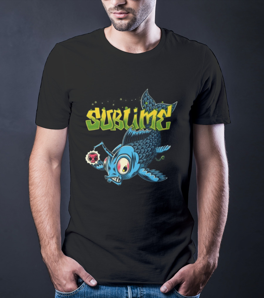 Sublime Red Rocks 2026 Exclusive Drop April 17th 18th 420 On The Rocks Angler Fish T-Shirt