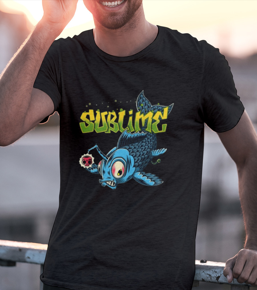 Sublime Red Rocks 2026 Exclusive Drop April 17th 18th 420 On The Rocks Angler Fish T-Shirt