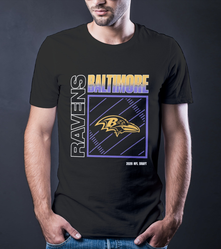 Baltimore Ravens NFL Draft 2026 T-Shirt