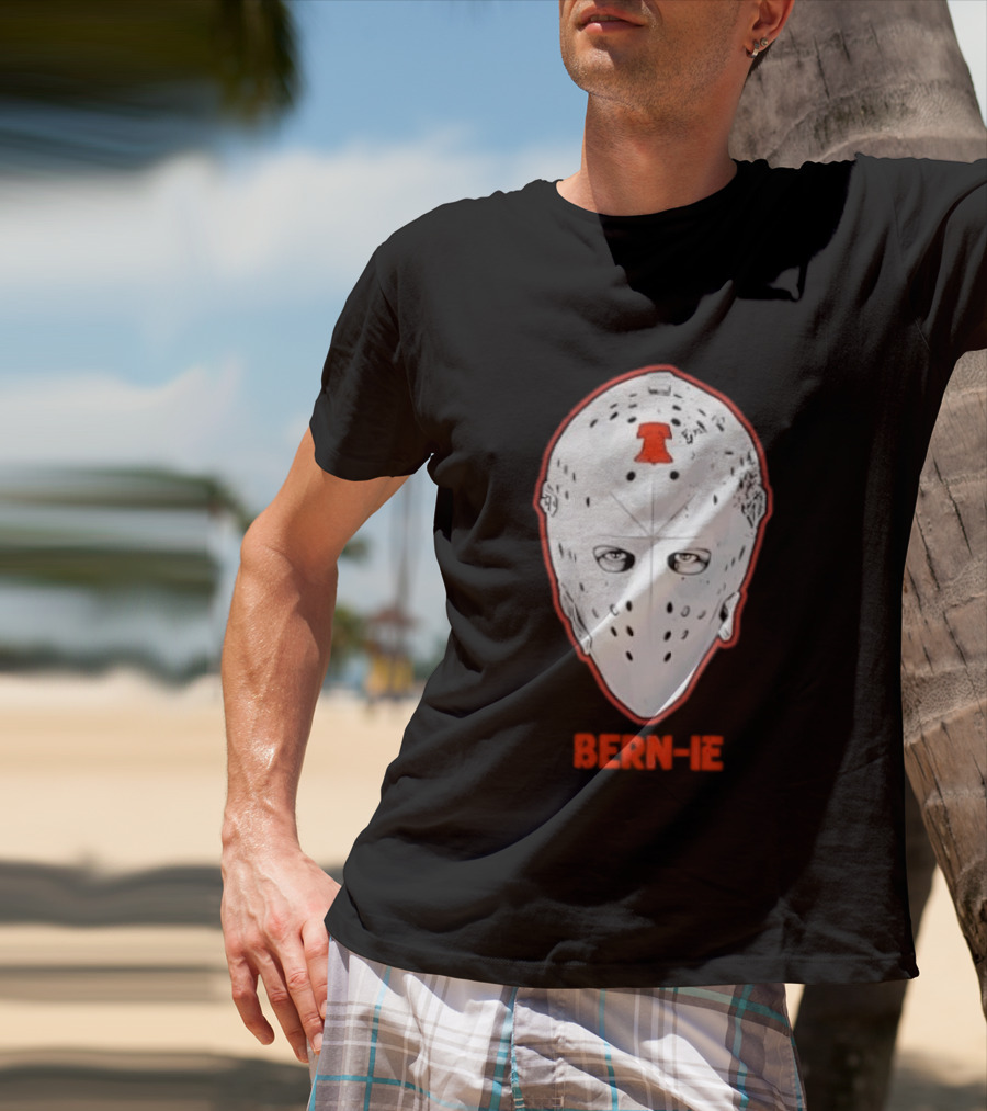 Bern Ie Philadelphia Hockey Liberty Bell Goalie Mask T-Shirt