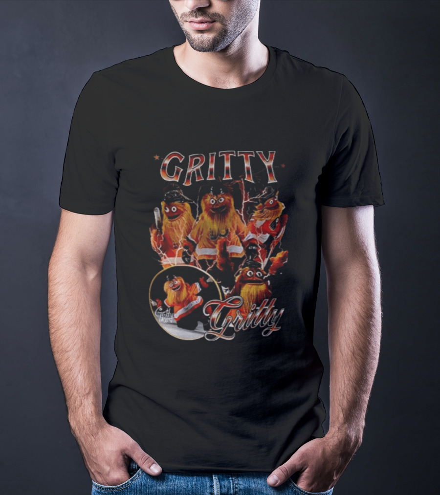 Gritty Philadelphia Flyers Gritty Hoax Bootleg T-Shirt