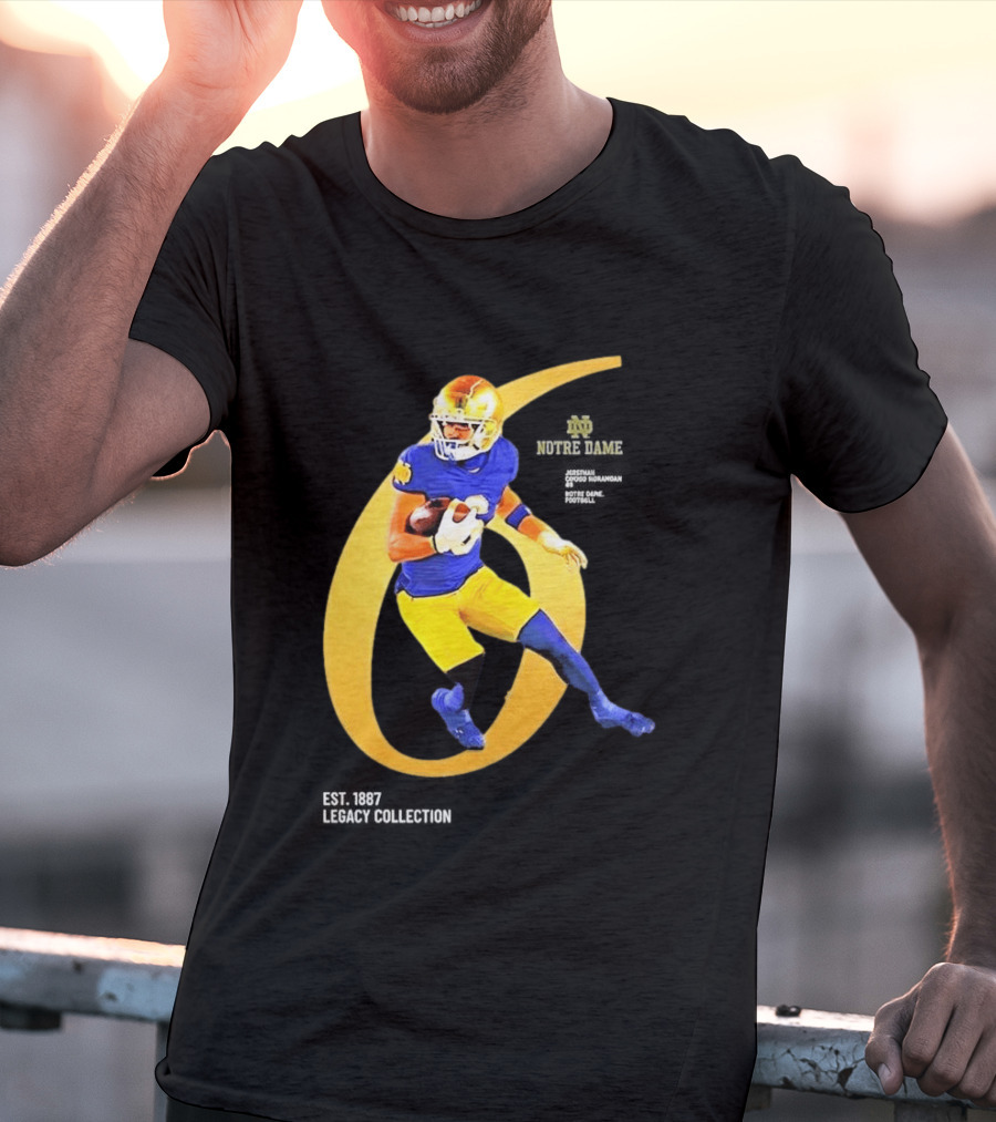 Jordan Faison Notre Dame Fighting Irish 2026 Breakthrough Series NIL Football T-Shirt