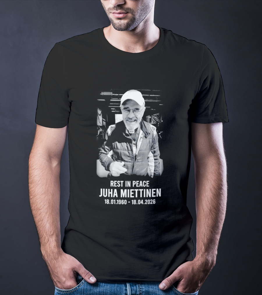 Juha Miettinen In Loving Memory 1960 2026 Rest In Peace Nurburgring Racing T-Shirt