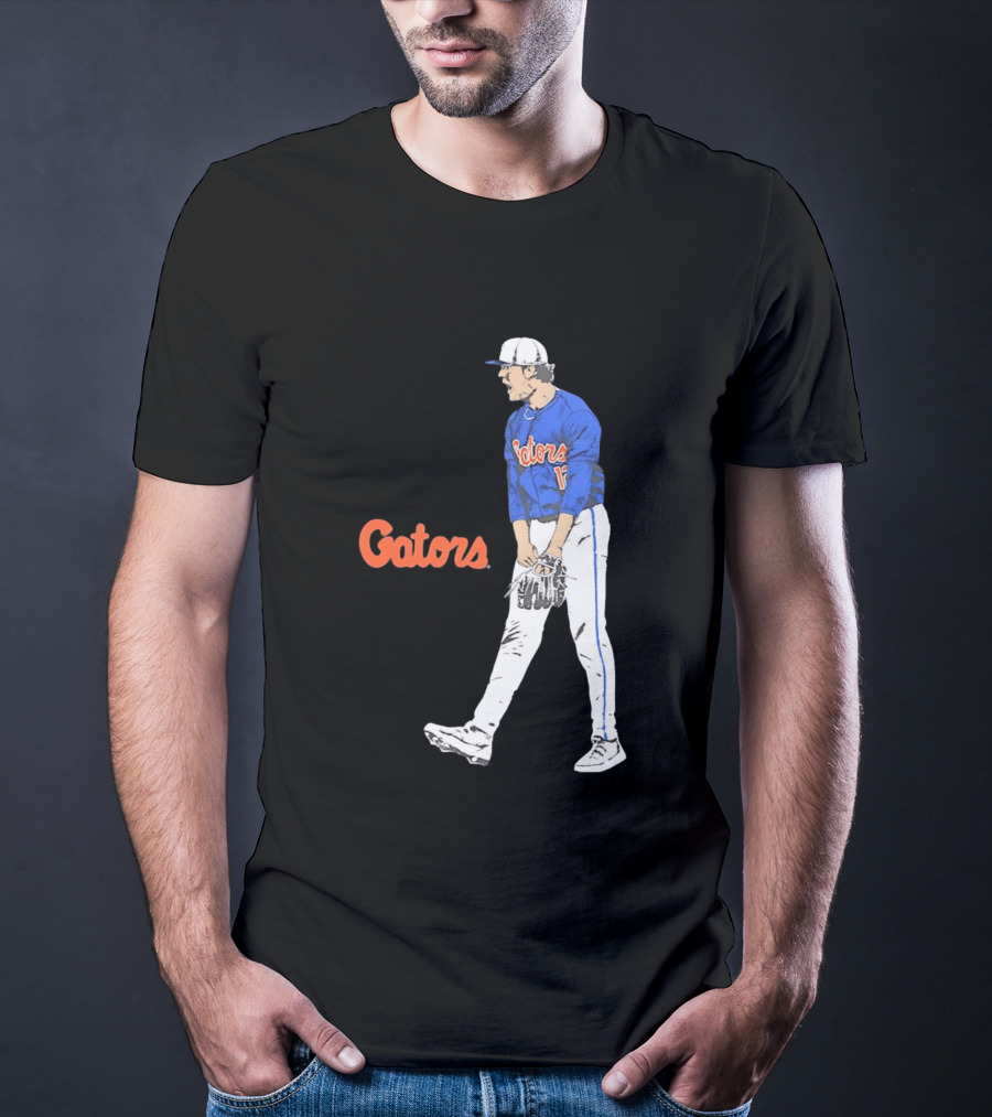 Liam Peterson Florida Gators Baseball Intense Scream Moment T-Shirt