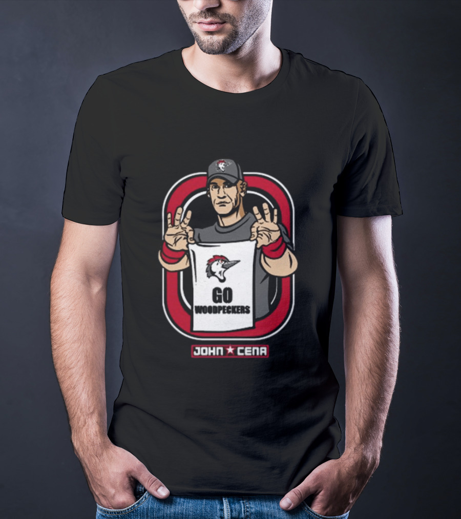 John Cena Go Woodpeckers WWE Special Edition T-Shirt