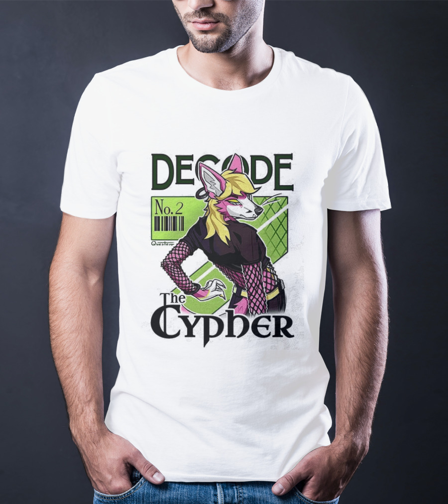Decode The Cypher No.2 Retro Futuristic Vibe T-Shirt