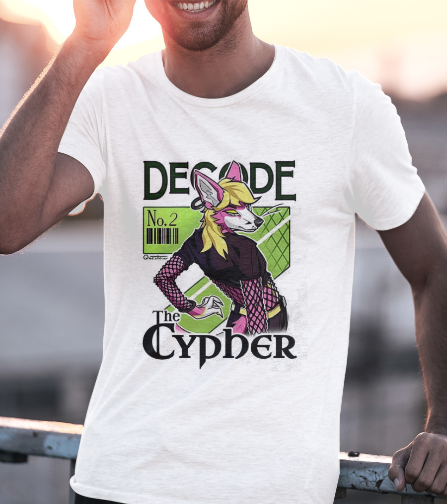 Decode The Cypher No.2 Retro Futuristic Vibe T-Shirt