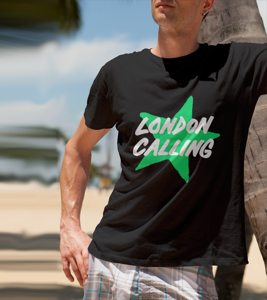 Dallas Stars London Calling The Clash Hockey Star T-Shirt