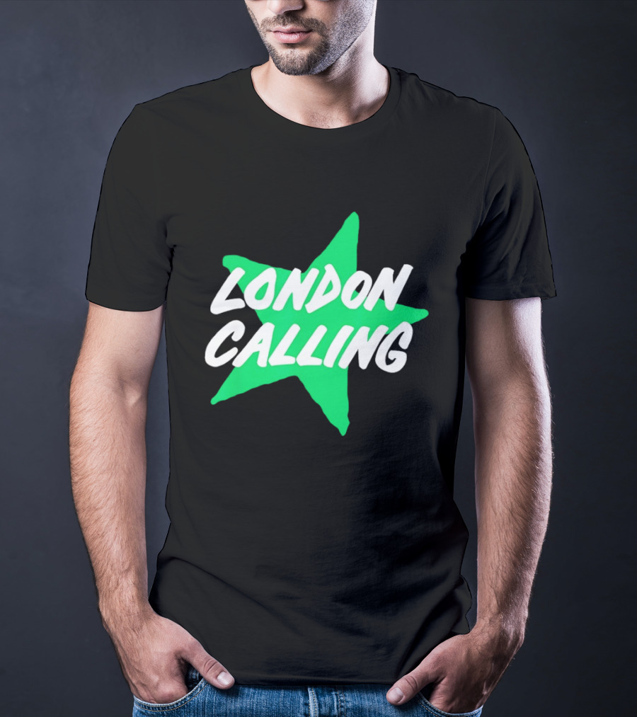 Dallas Stars London Calling The Clash Hockey Star T-Shirt