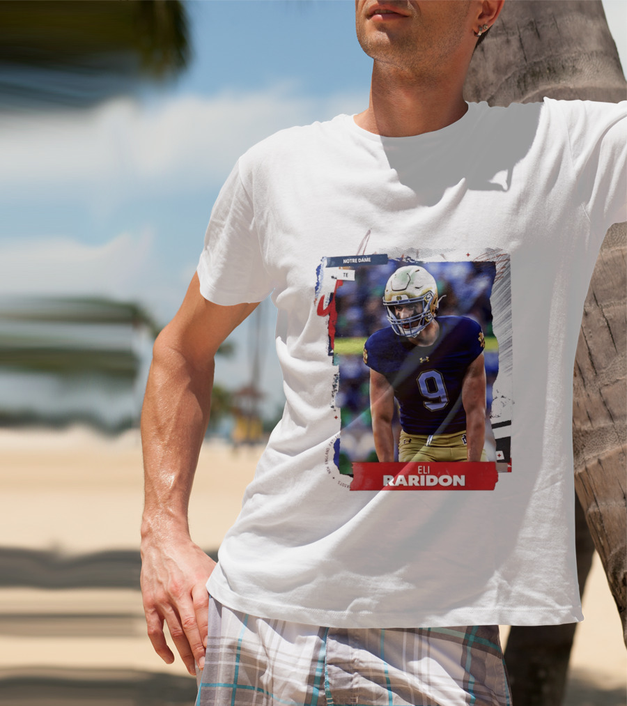 Notre Dame Tight End Eli Raridon 2206 Draft Prospect T-Shirt