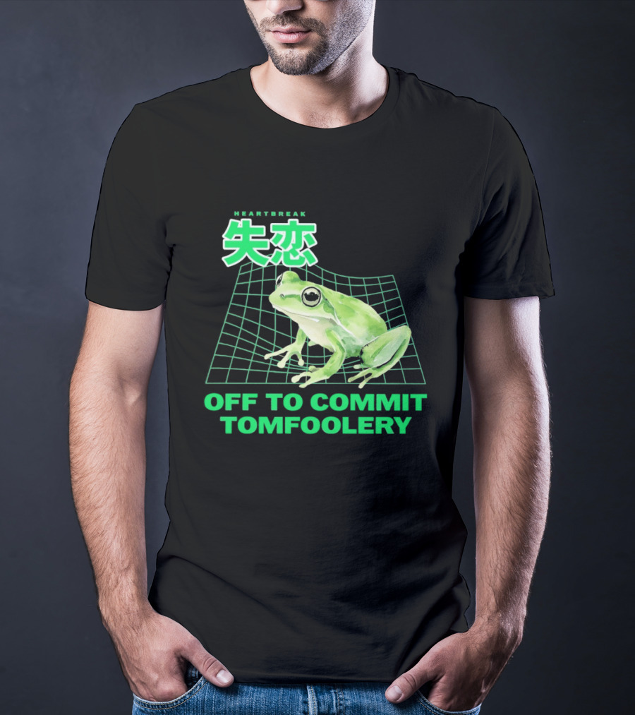 Off To Commit Tomfoolery Frog T-Shirt