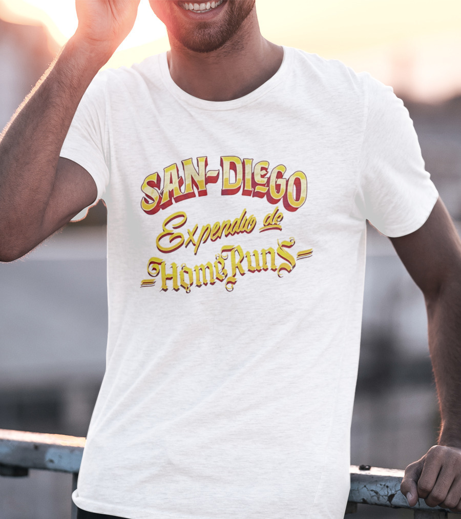 San Diego Expendu De Home Runs Rotulos Bautista T-Shirt