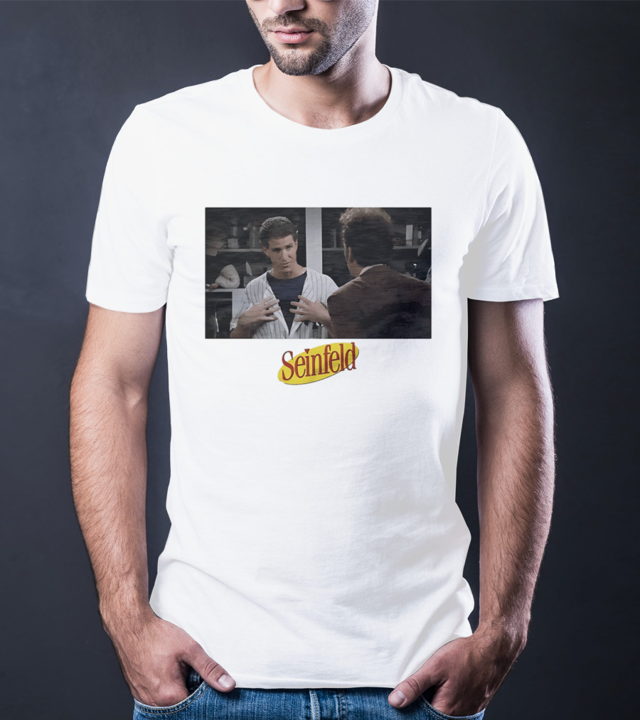 Seinfeld Kramer O'Neill Yankees Crossover Scene T-Shirt