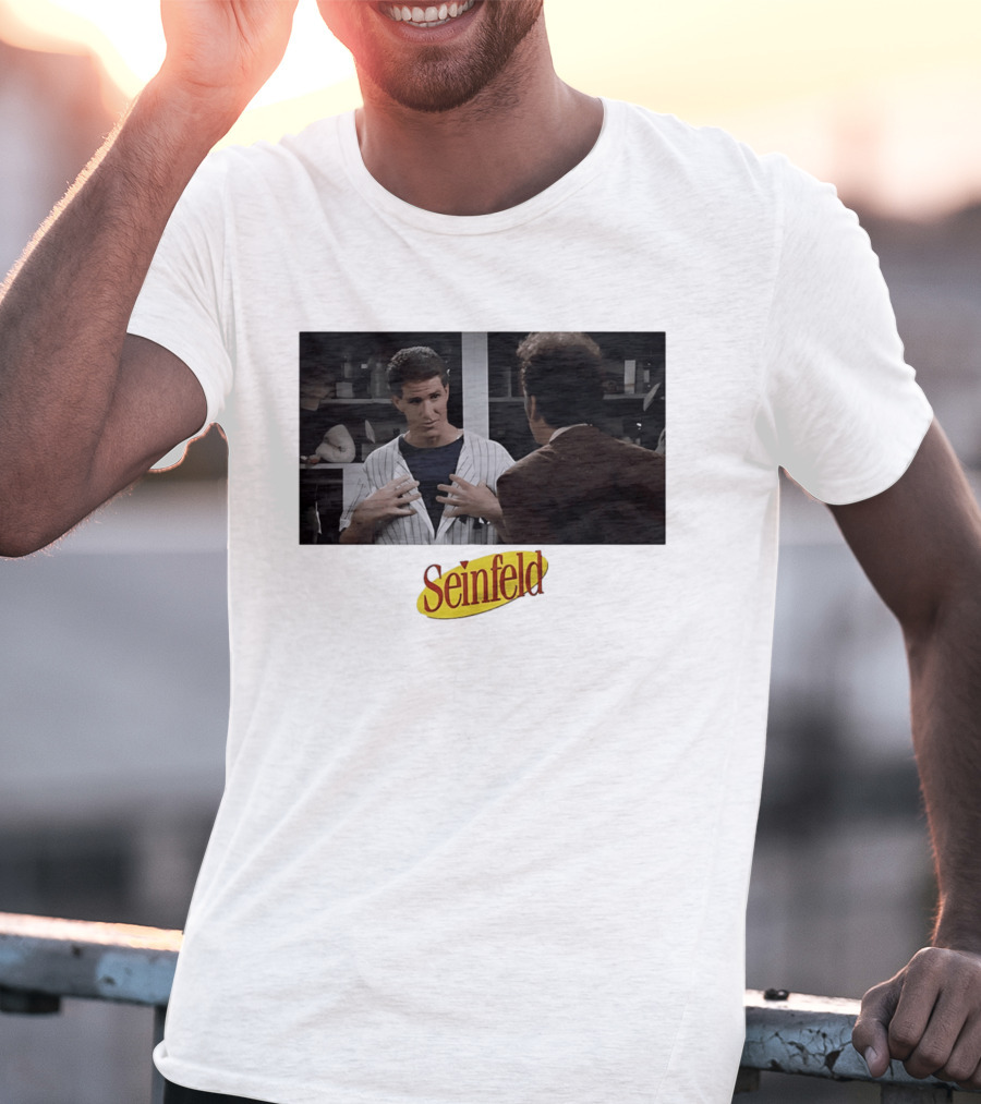 Seinfeld Kramer O'Neill Yankees Crossover Scene T-Shirt