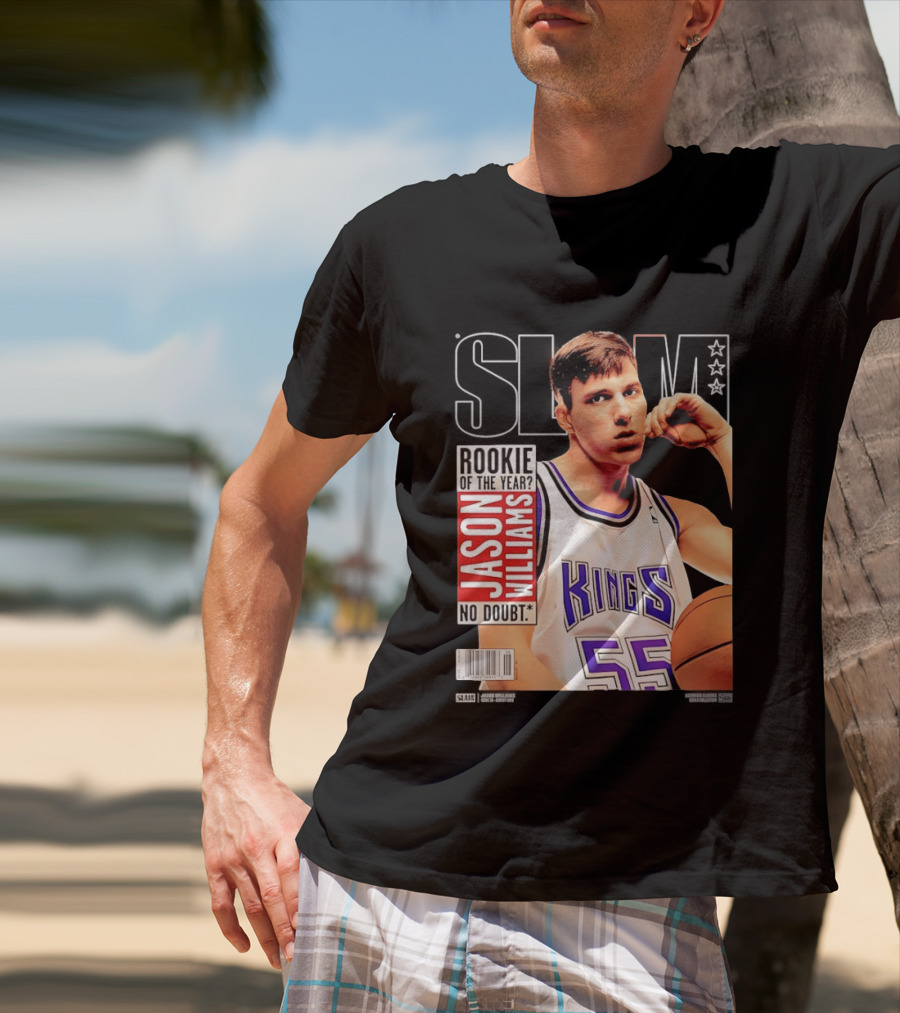 Jason Williams Rookie Of The Year No Doubt Sacramento Kings Slam Cover NBA T-Shirt