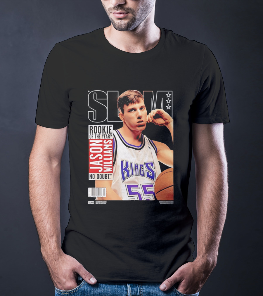 Jason Williams Rookie Of The Year No Doubt Sacramento Kings Slam Cover NBA T-Shirt