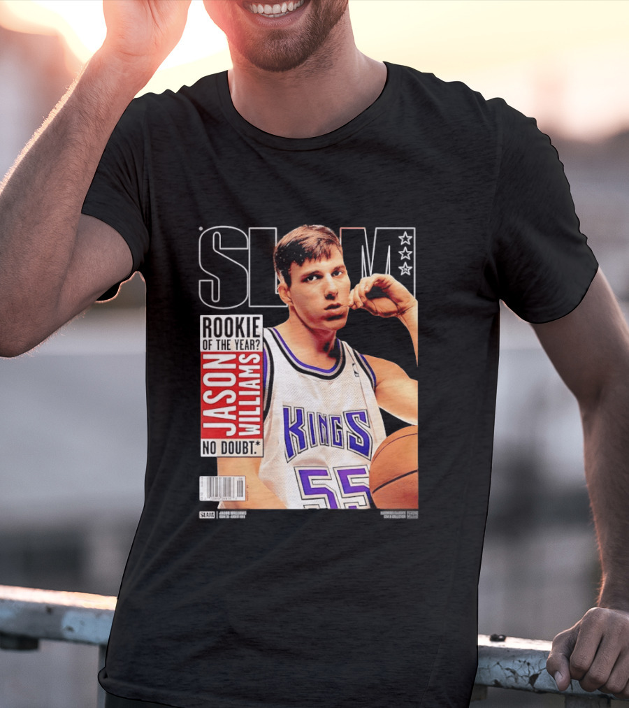Jason Williams Rookie Of The Year No Doubt Sacramento Kings Slam Cover NBA T-Shirt