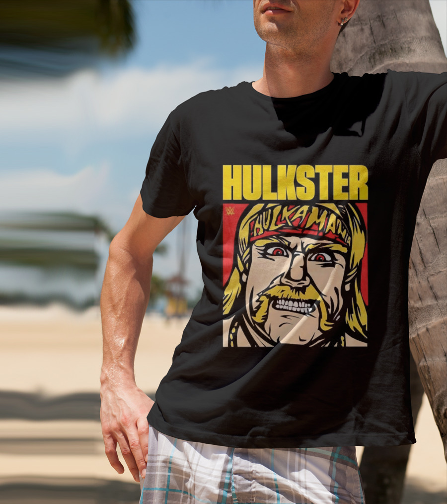 WWE Hulkster Hulkamania Cartoon T-Shirt