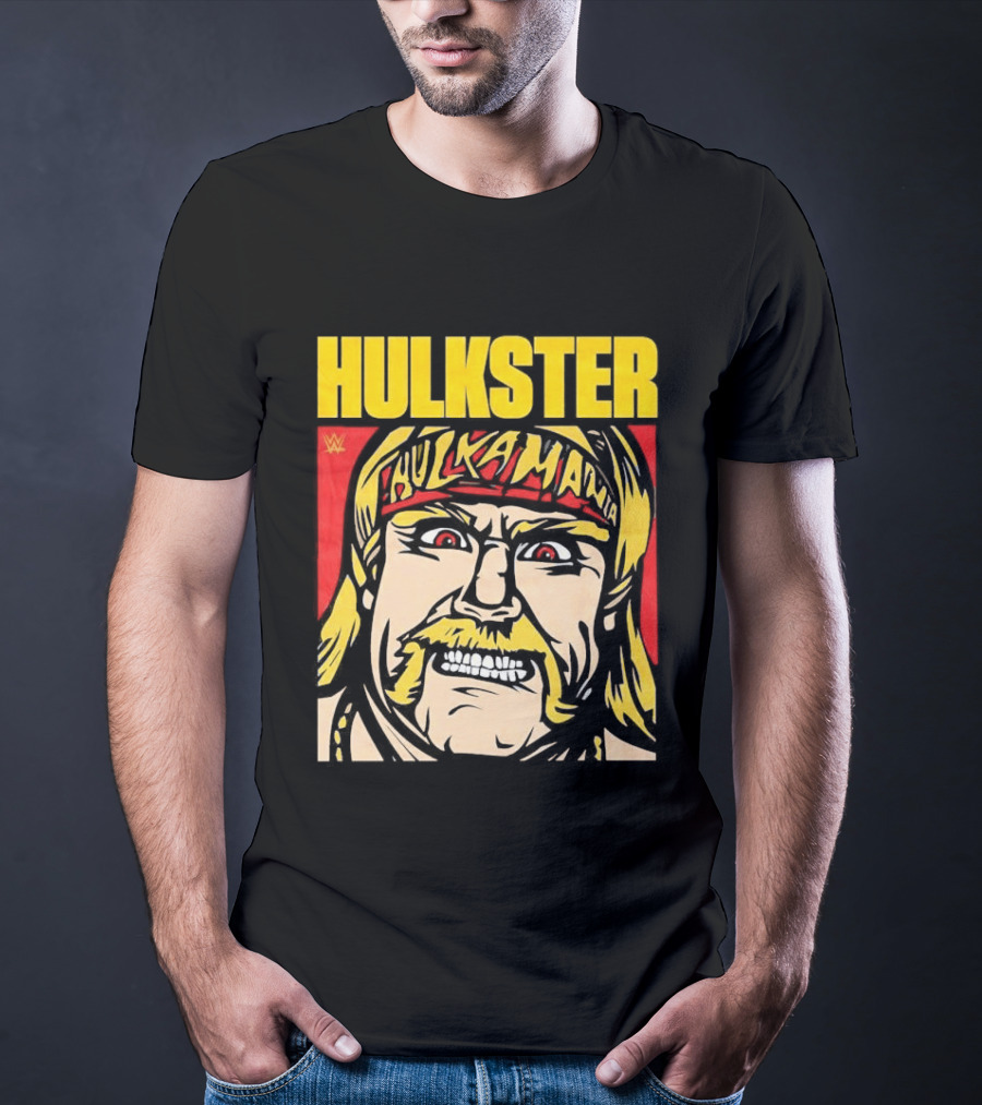 WWE Hulkster Hulkamania Cartoon T-Shirt