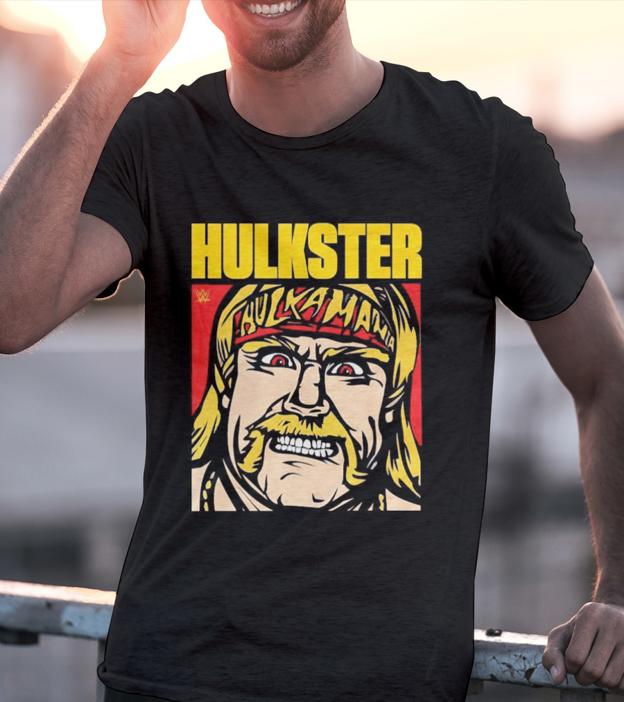 WWE Hulkster Hulkamania Cartoon T-Shirt