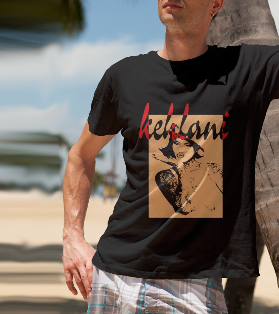 Kehlani 2026 Album Tattoo Art Style Monochrome T-Shirt