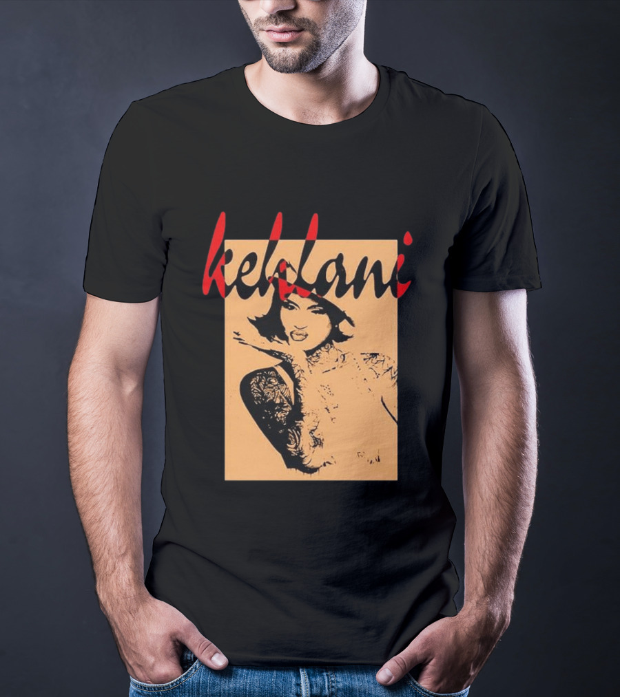 Kehlani 2026 Album Tattoo Art Style Monochrome T-Shirt
