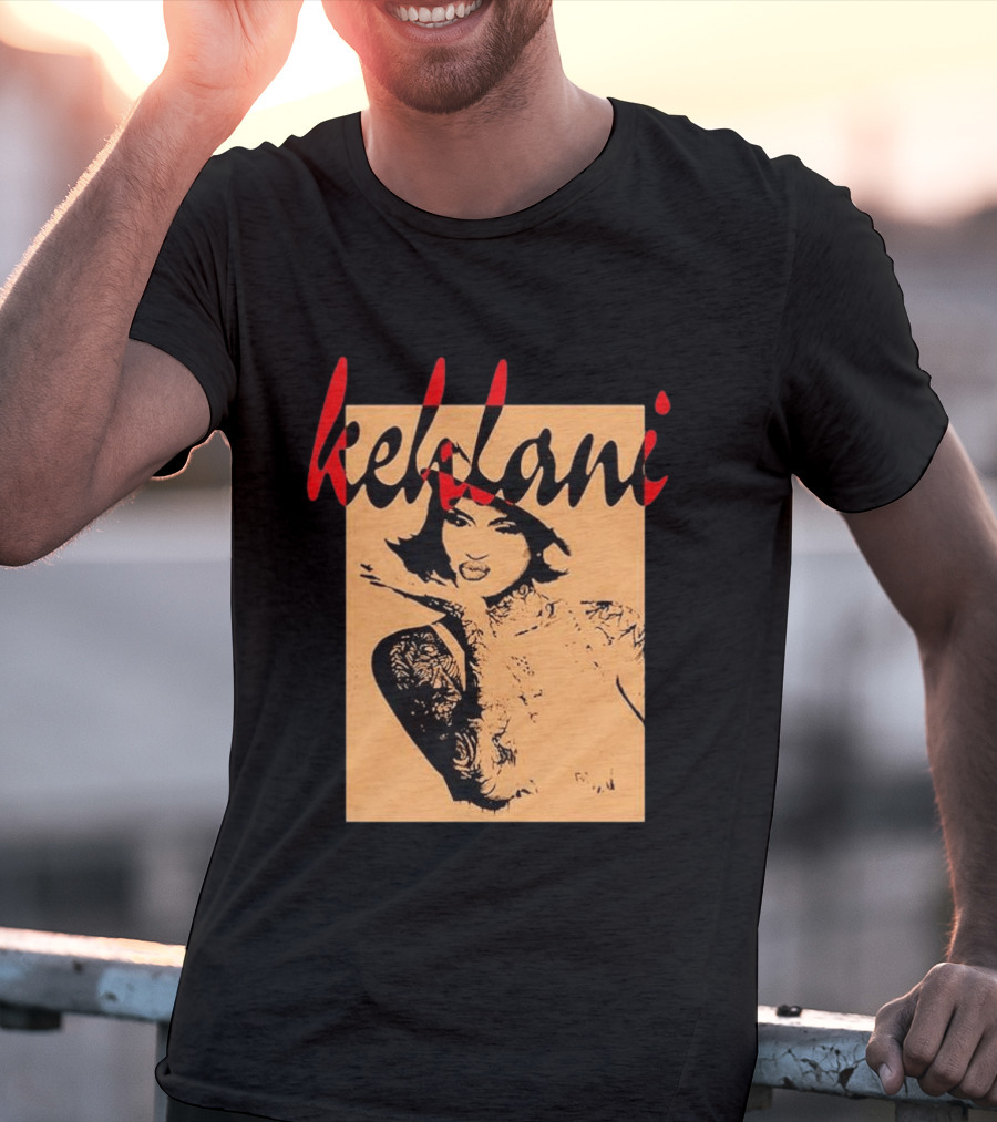 Kehlani 2026 Album Tattoo Art Style Monochrome T-Shirt