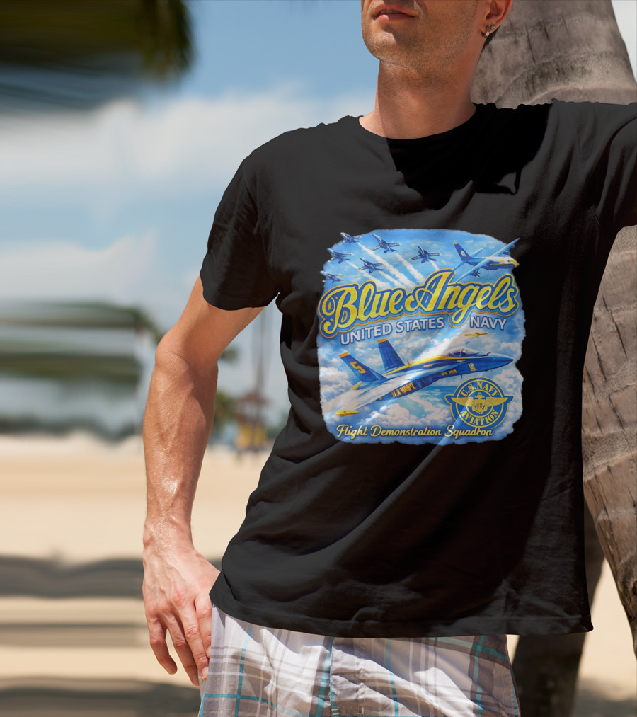 Blue Angels United States Navy U.S. Navy Aviation Flight Demonstration Squadron T-Shirt