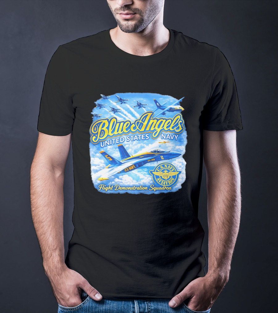 Blue Angels United States Navy U.S. Navy Aviation Flight Demonstration Squadron T-Shirt