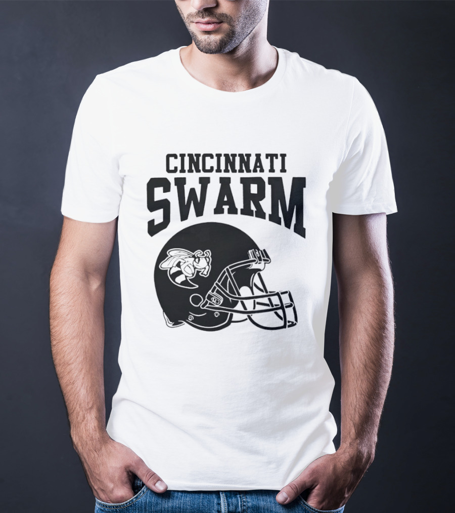 Cincinnati Swarm Hornet Football Helmet 2026 T-Shirt